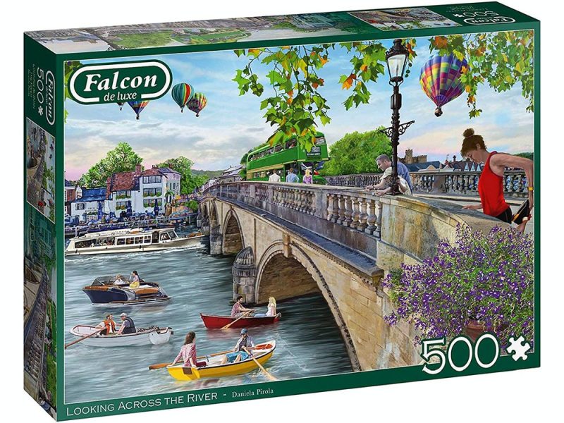 Looking Across the River - Falcon de luxe 500pc Puzzle