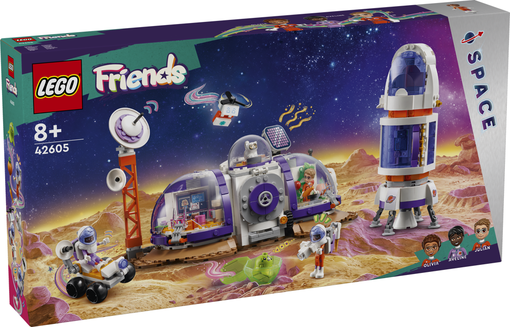 Mars Space Base and Rocket