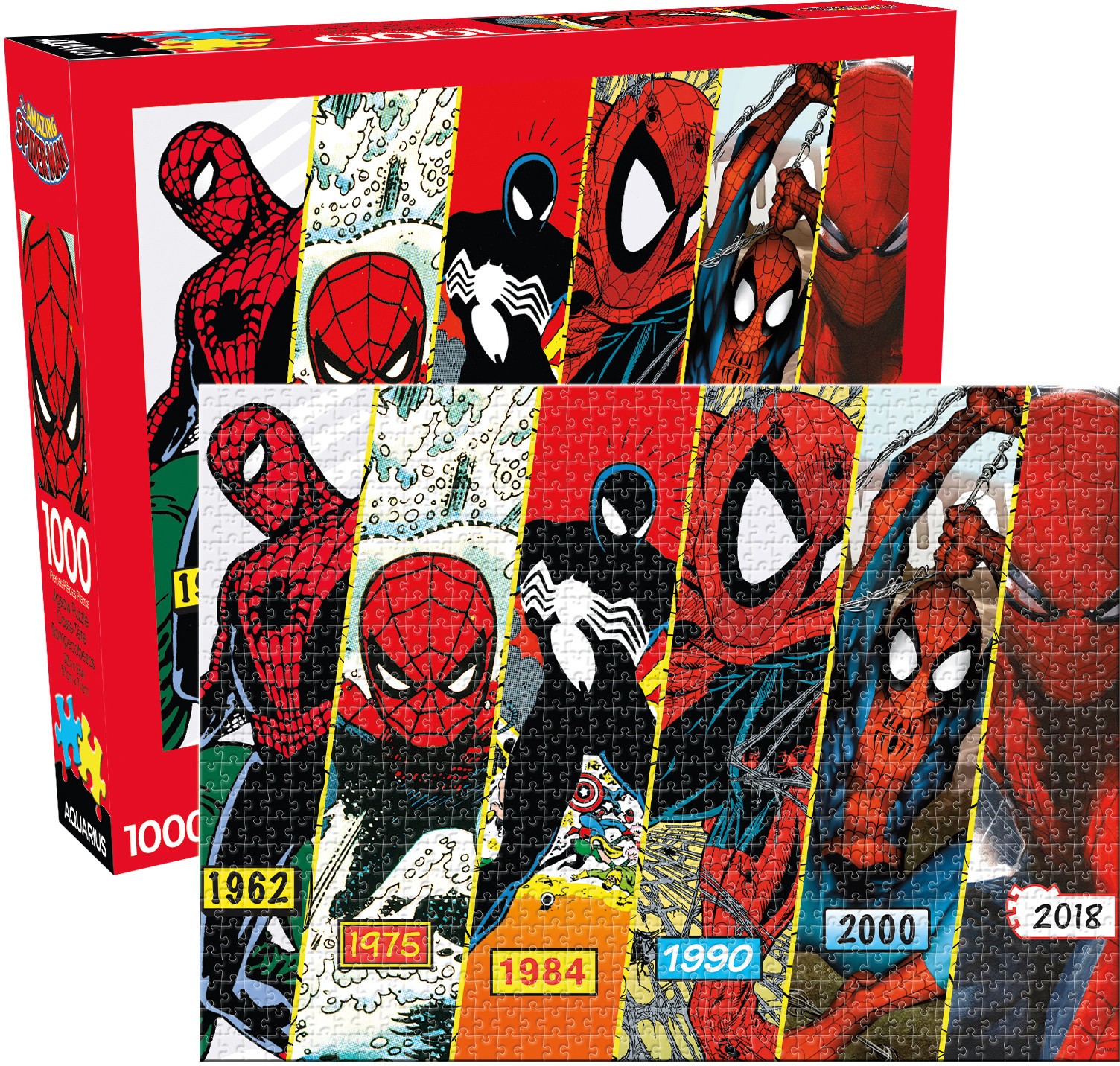 Marvel Spiderman Timeline 1000 pieces Aquarius Puzzle