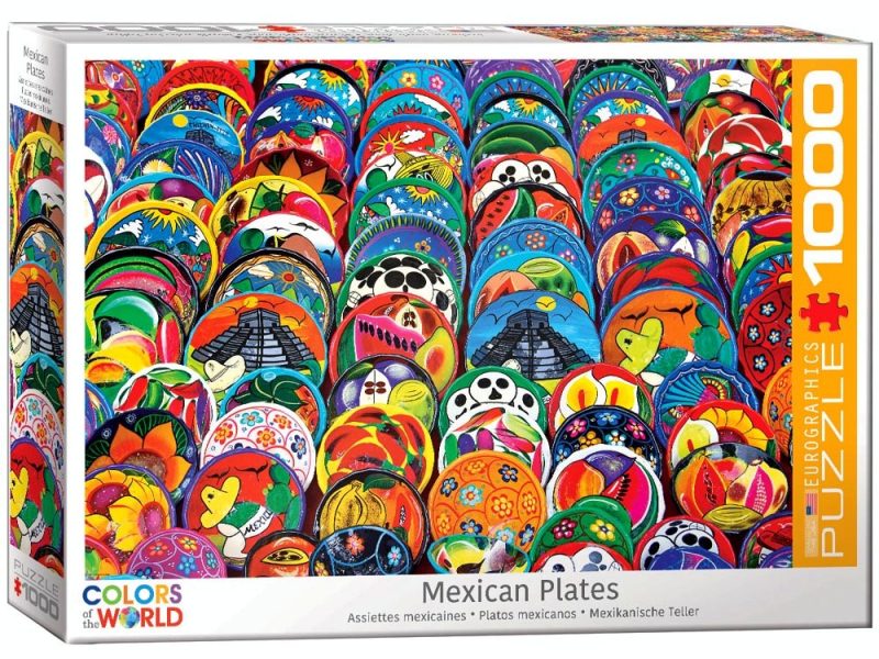 Mexican Ceramic Plates - Eurographics 1000pc puzzle