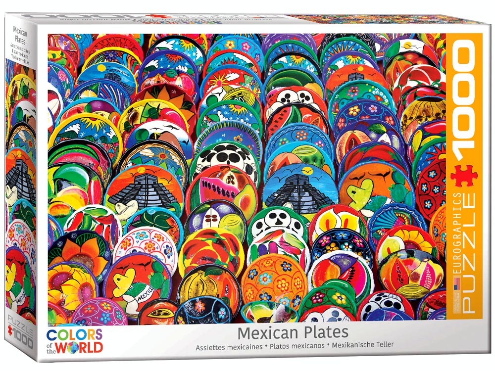 Mexican Ceramic Plates - Eurographics 1000pc puzzle