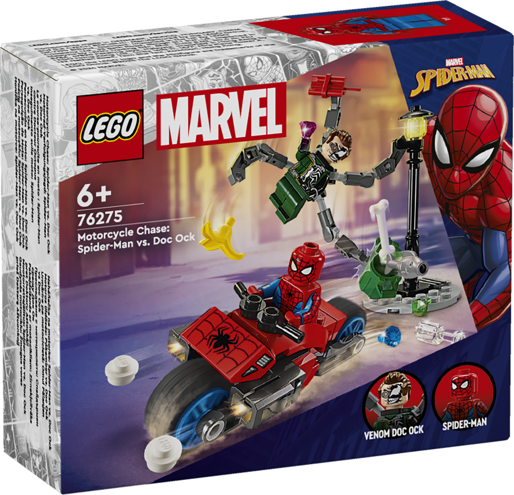 Motorcycle Chase: Spider-man vs Doc Ock