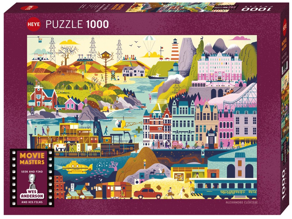 Movie Masters Wes Anderson 1000pc Heye Puzzle