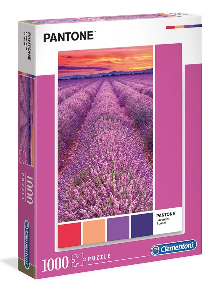 Pantone Lavendar Sunset Clementoni  1000pc Jigsaw