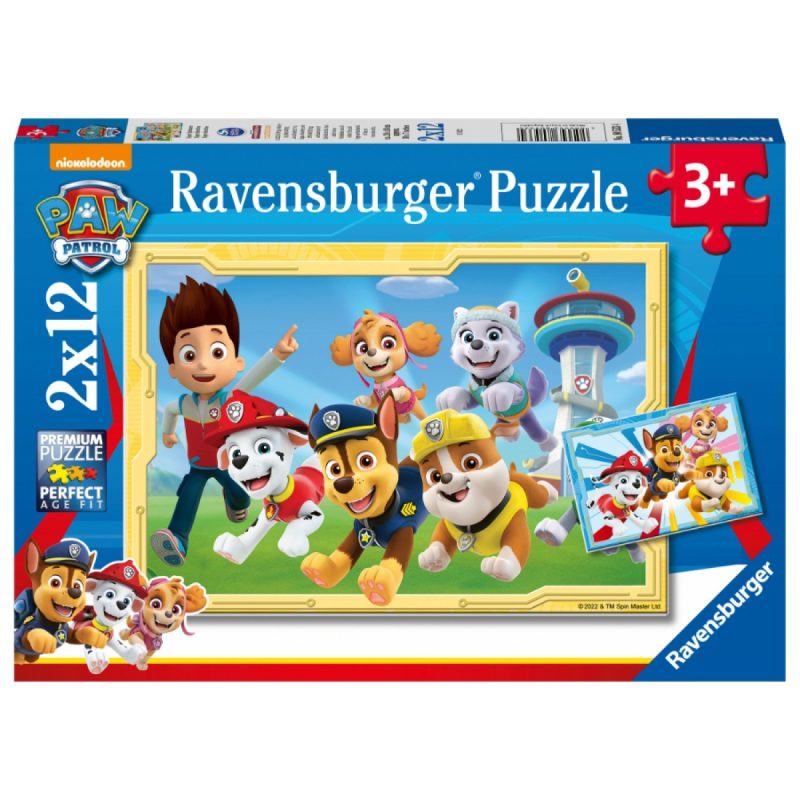 Paw Patrol Super Sleuths Ravensburger 2x12 piece puzzle