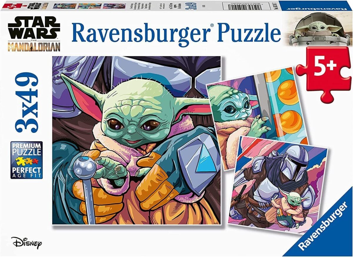 Star Wars Grogu Moments Ravensburger puzzle 3 x 49pc