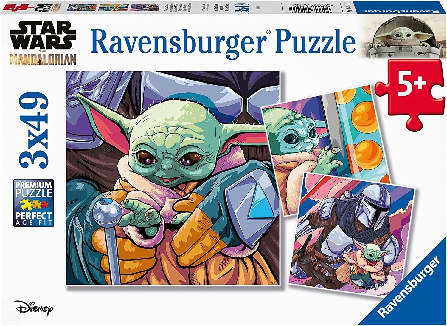 Star Wars Grogu Moments Ravensburger puzzle 3 x 49pc