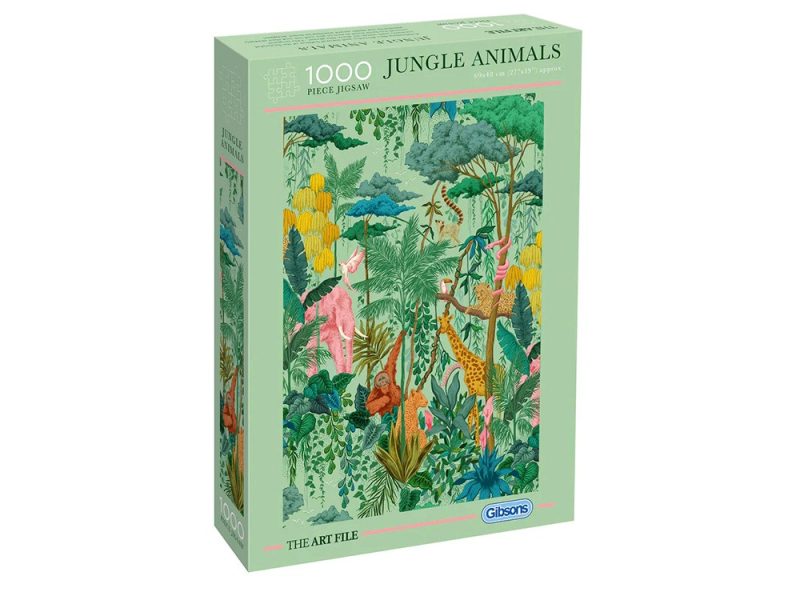 The Art File - Jungle Animals - Gibsons 1000pc Puzzle