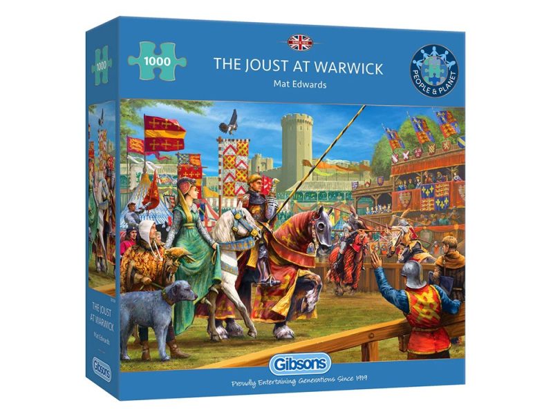 The Joust at Warwick - Gibsons 1000pc Puzzle