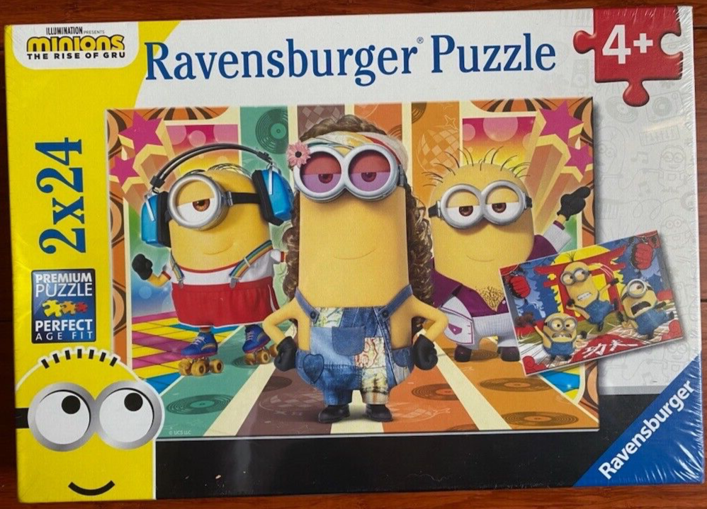 The Minions in Action Ravensburger puzzle 2 x 24pc