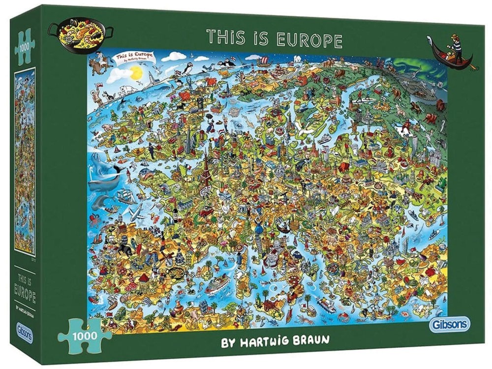 This is Europe Gibsons 1000pc Puzzle