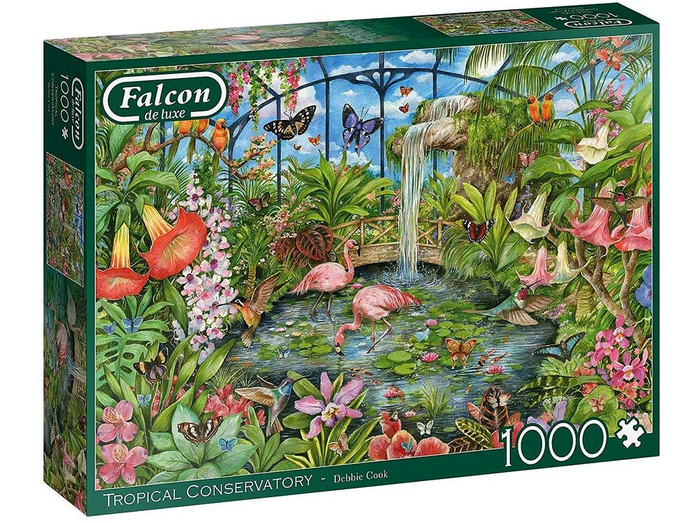 Tropical Conservatory - Falcon de luxe 1000pc Puzzle