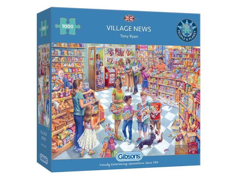 Village News - Gibsons 1000pc Puzzle