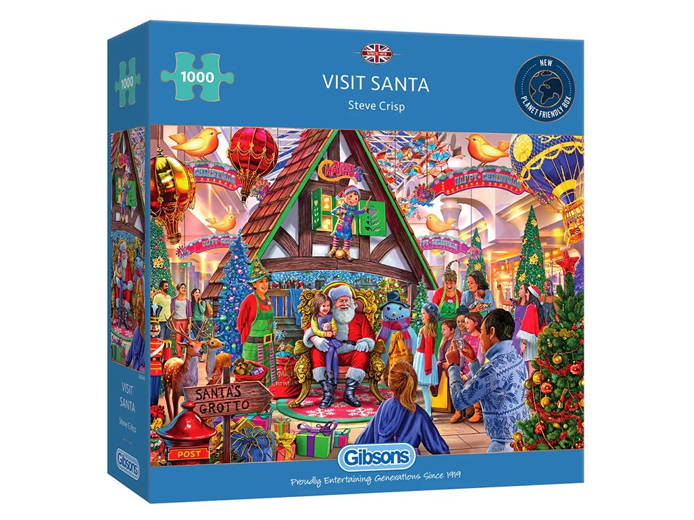 Visit Santa - Gibsons 1000pc Puzzle