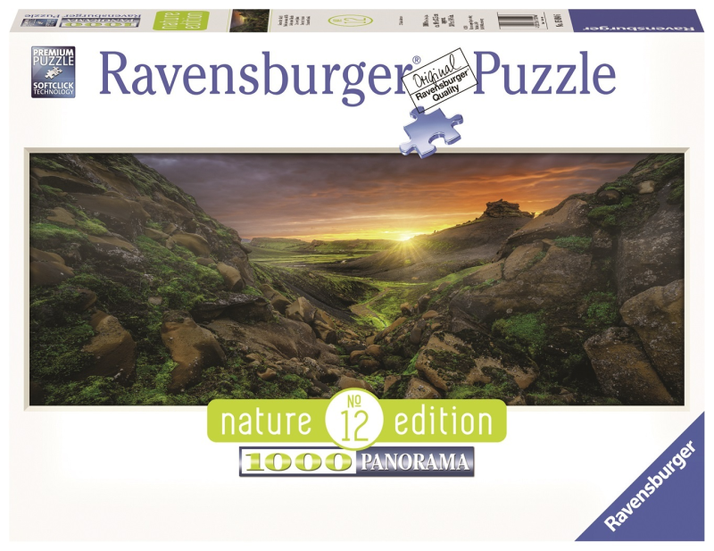 Sun over Iceland Panorama 1000 pcs Ravensburger Puzzle