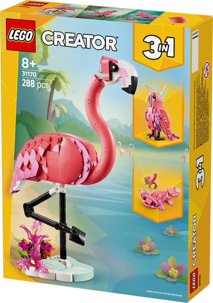 Wild Animals: Pink Flamingo