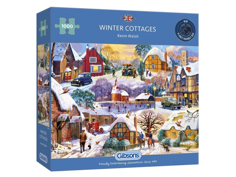 Winter Cottages - Gibsons 1000pc Puzzle