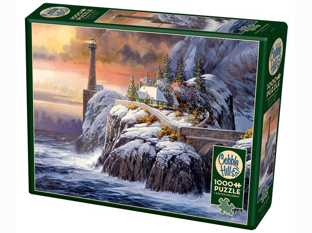 Winter Lighthouse - Cobble Hill 1000pc Puzzle