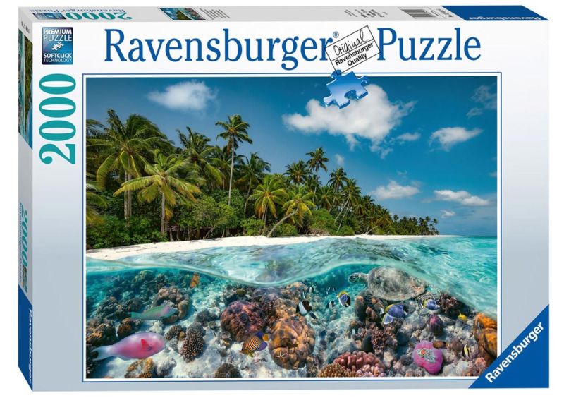 A Dive in the Maldives - Ravensburger 2000 pcs Puzzle