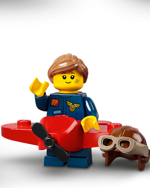 Airplane Girl - Series 21 Minifigure
