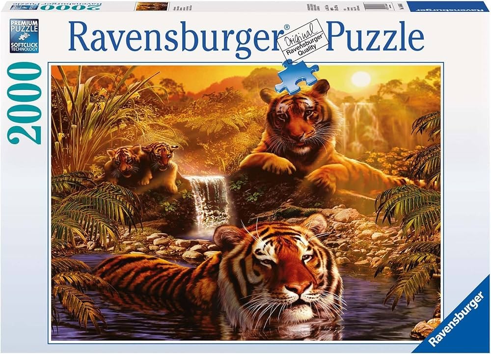 Gathering at the Waterhole 2000 pcs Puzzle