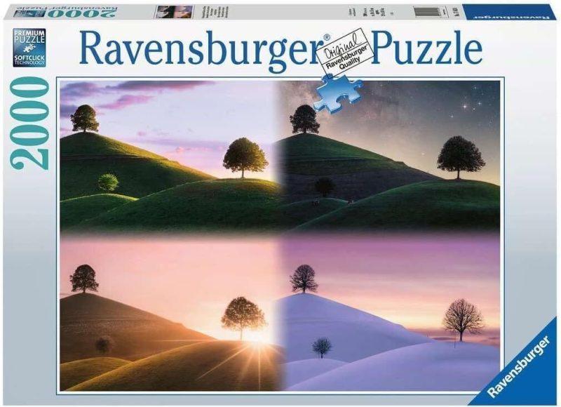 Atmospheric Trees and Mountains - Ravensburger 2000 pcs Puzzle