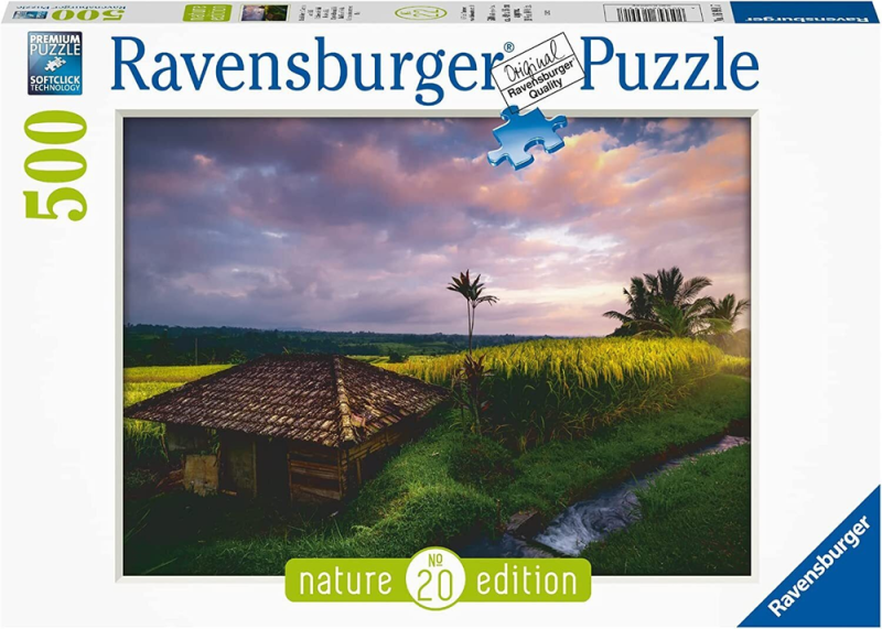 Bali Rice Fields 500pc Ravensburger Jigsaw