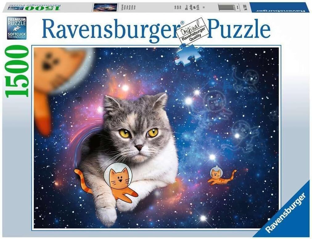Cats in Outer Space - Ravensburger 1500pc Jigsaw