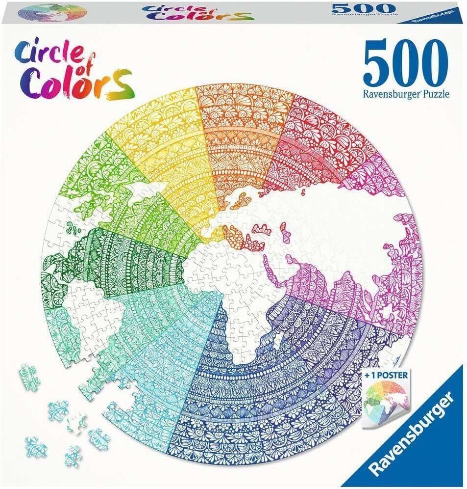 Circle of Colors Mandala - Ravensburger 500pc Jigsaw