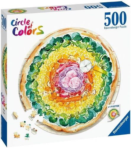 Circle of Colors Pizza - Ravensburger 500pc Jigsaw