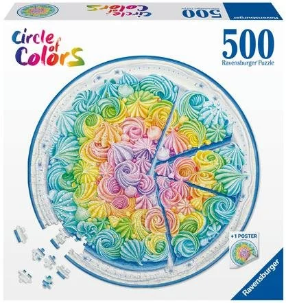 Circle of Colors Rainbow Cake - Ravensburger 500pc Jigsaw