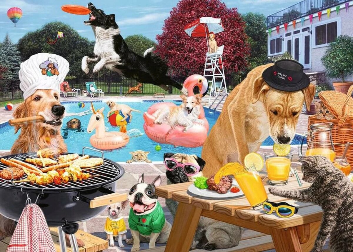 Dog Days of Summer - Ravensburger 1000pc Jigsaw