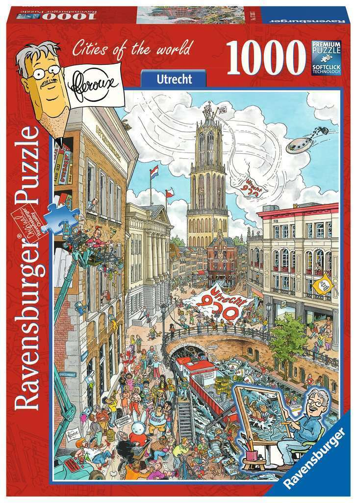 Fleroux Cities of the World - Utrecht 1000pc Jigsaw