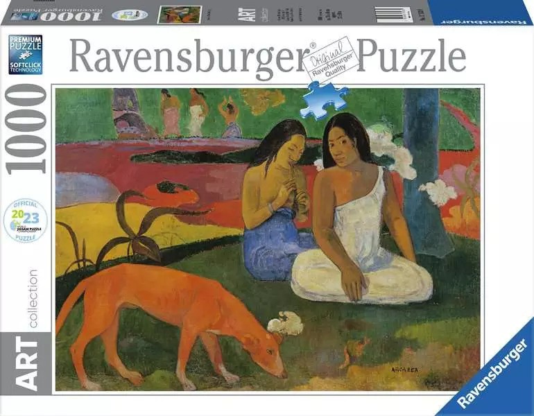 Gauguin Arearea (the Red Dog) - Ravensburger 1000pc Jigsaw