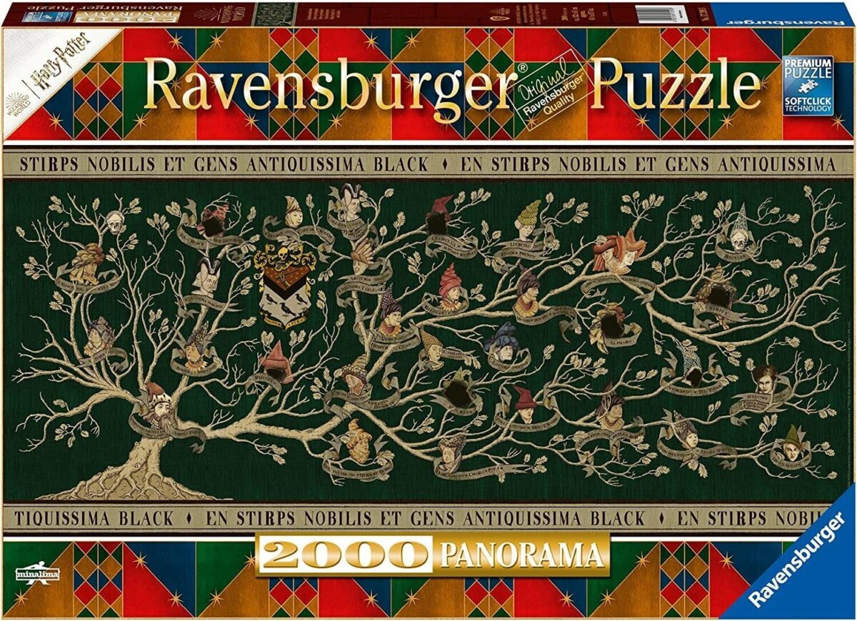 Harry Potter Black Family Tree - Ravensburger 2000 pcs Panorama Puzzle
