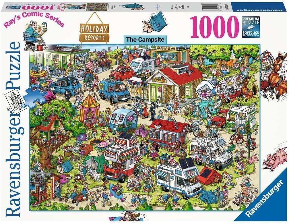 Holiday Resort 1 The Campsite - Ravensburger 1000pc Jigsaw