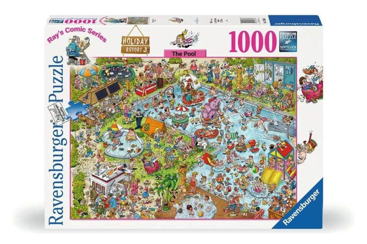 Holiday Resort 3 The Pool - Ravensburger 1000pc Jigsaw