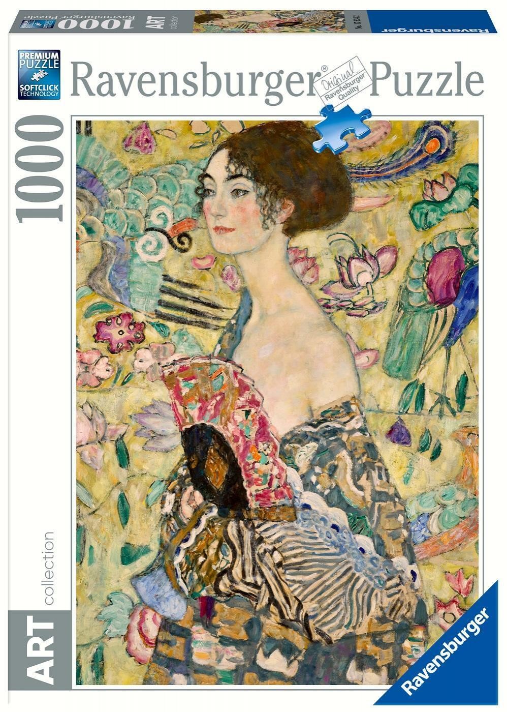 Klimt: Lady with a Fan - Ravensburger 1000pc Jigsaw
