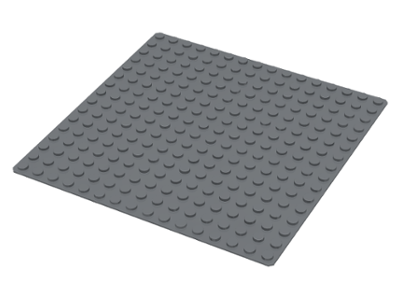 LEGO Baseplate 16x16 Dark Bluish Grey