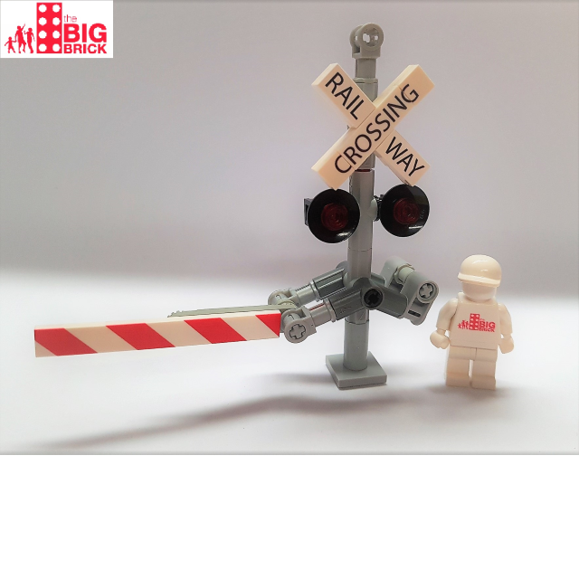 LEGO Custom Printed Train / Railway Crossing