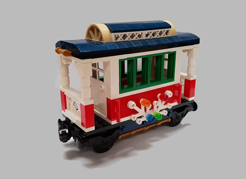 LEGO Holiday Train 10254 Custom Passenger Carriage