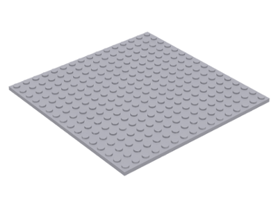 LEGO Plate 16x16 Light Bluish Grey