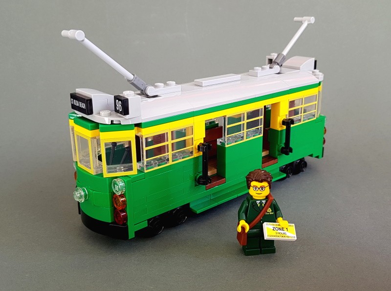 Melbourne W-Class Tram Custom LEGO Model