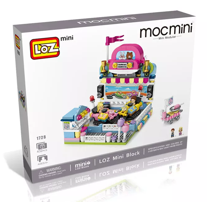 Mini Bumper Car Arcade Ride- LOZ Mini building set