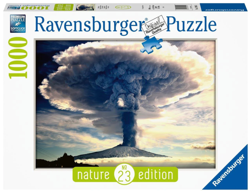 Mount Etna Volcano -1000pc Ravensburger Jigsaw