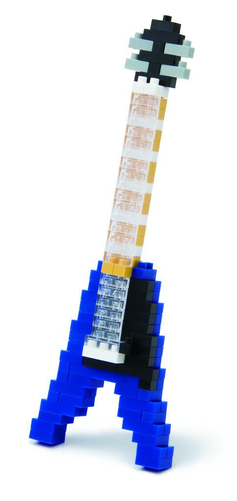Nanoblocks Electric Guitar Blue