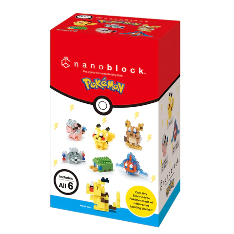 Nanoblocks Mini Pokemon Box - Electric Type