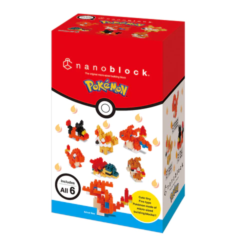 Nanoblocks Mini Pokemon Box - Fire Type