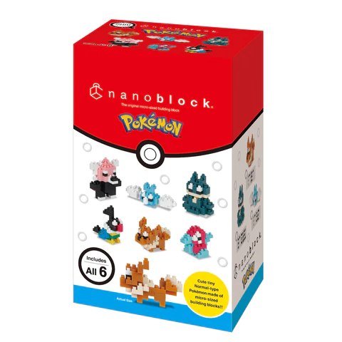 Nanoblocks Mini Pokemon Box - Normal  Type