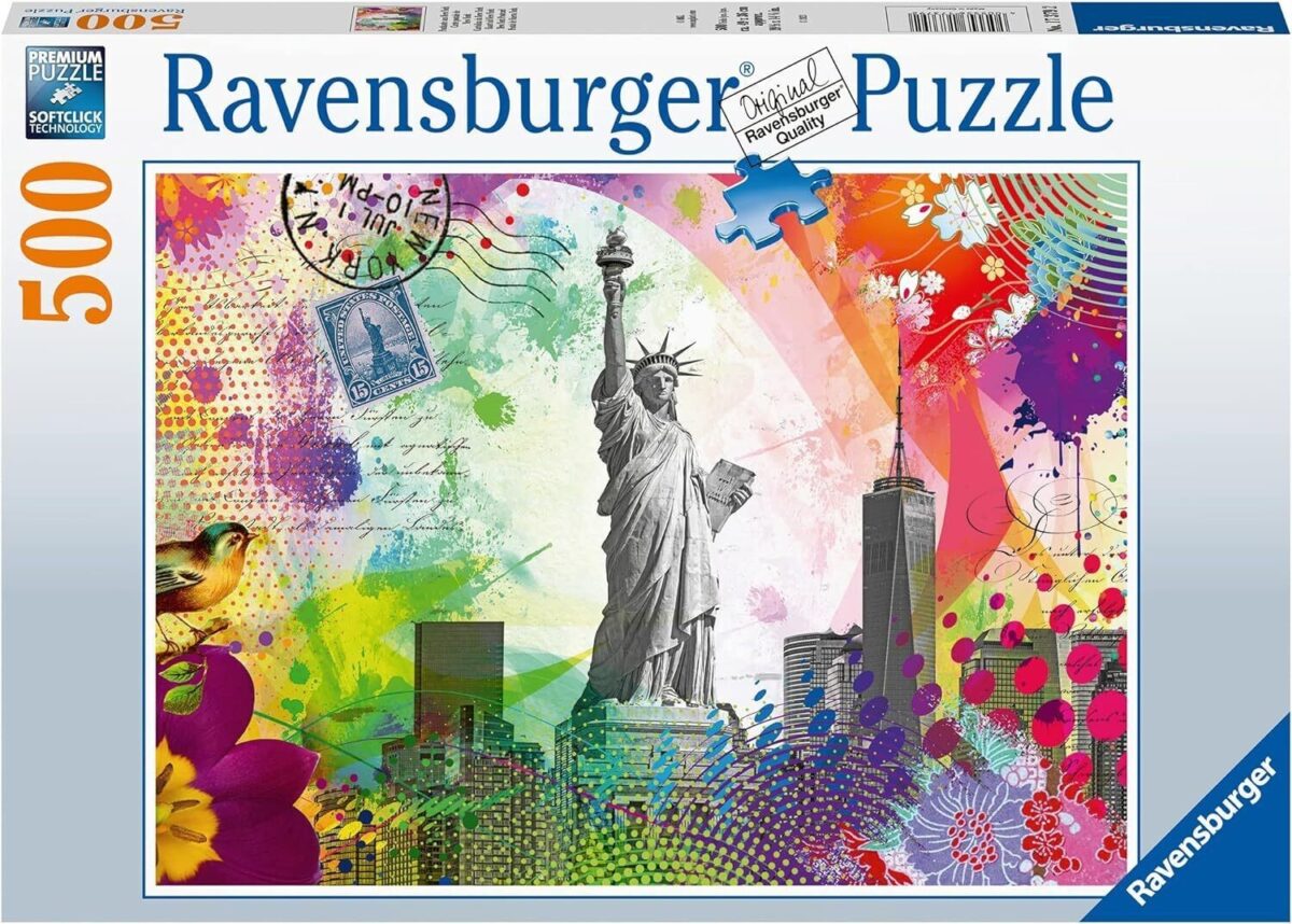 New York Postcard - 500pc Ravensburger Jigsaw